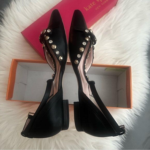 Kate Spade Black Studded Flats 🇮🇹 - Picture 2 of 5